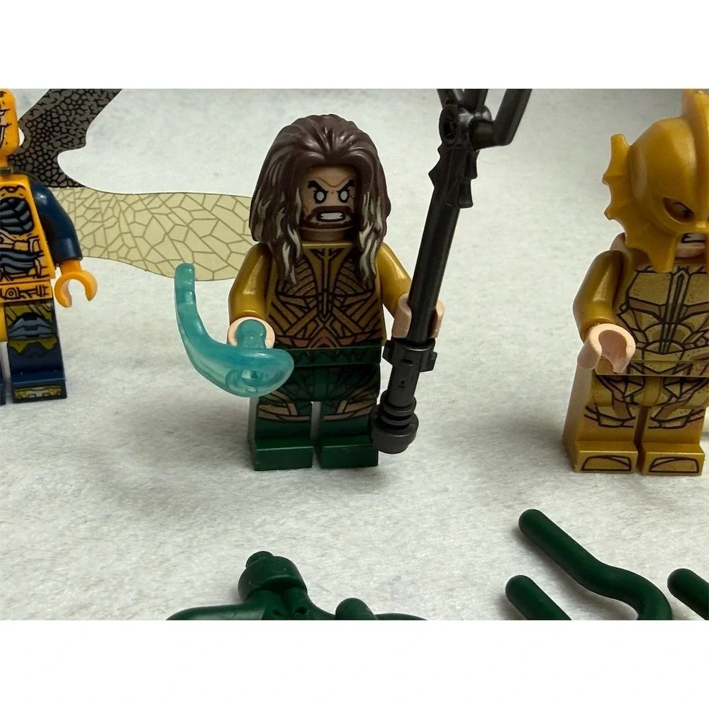 Lego‎ Battle of Atlantis X4 Minifigures Aquaman Parademon Atlantean Guards Lot